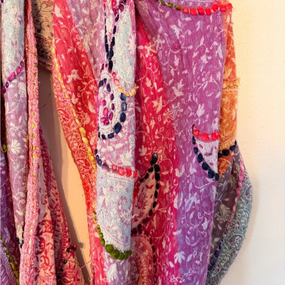 Anthropologie Raj - OS - Colorful Bohemian Infinity Scarf - Picture 2 of 8